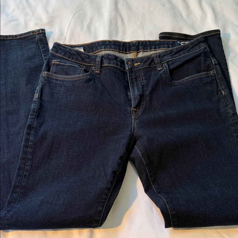 Buffalo David Bitton Dark Blue Straight Leg Jeans